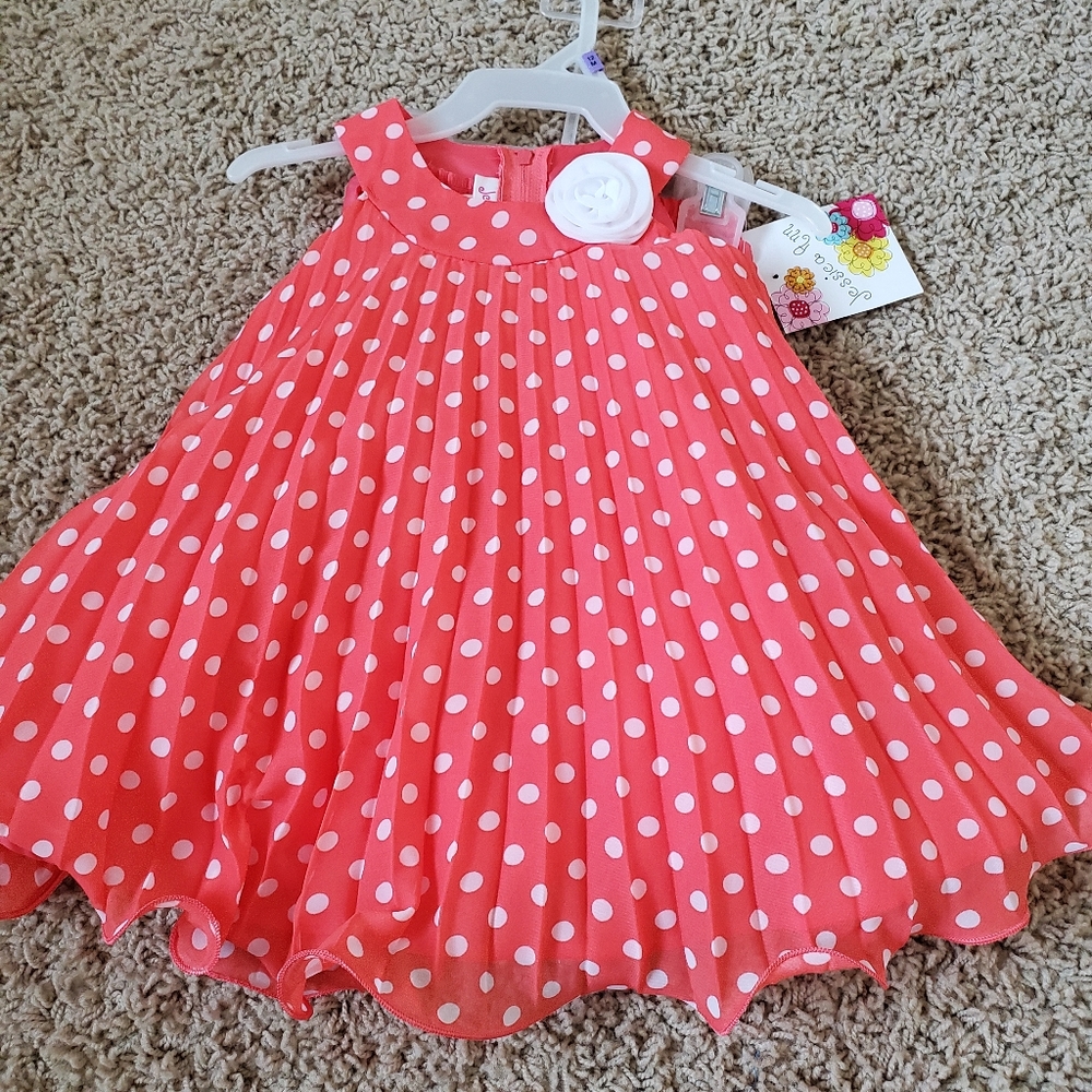 Jessica Ann NEW summer dress with bloomers 12m